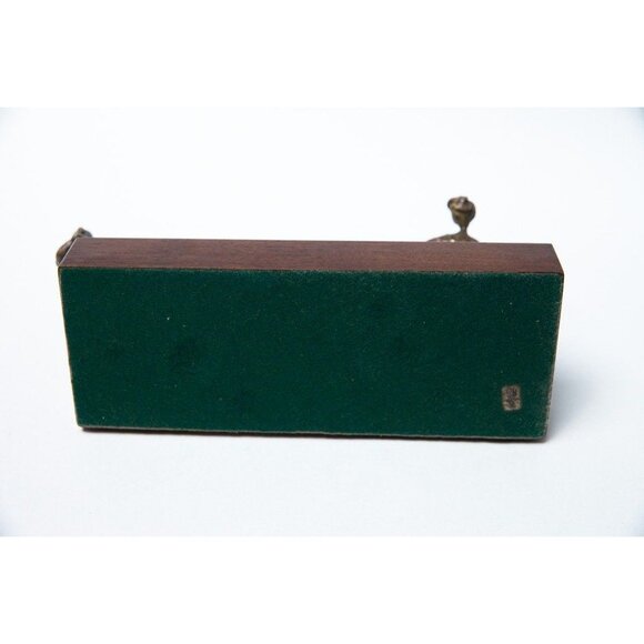 Vtg 1970’s Bronze Sculpture Tug Of War Children Signed Artist EVANS Handmade - Picture 3 of 5